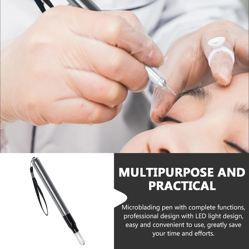 Tattoos Multipurpose Single Headed Pens Microblading Pen with LED Light