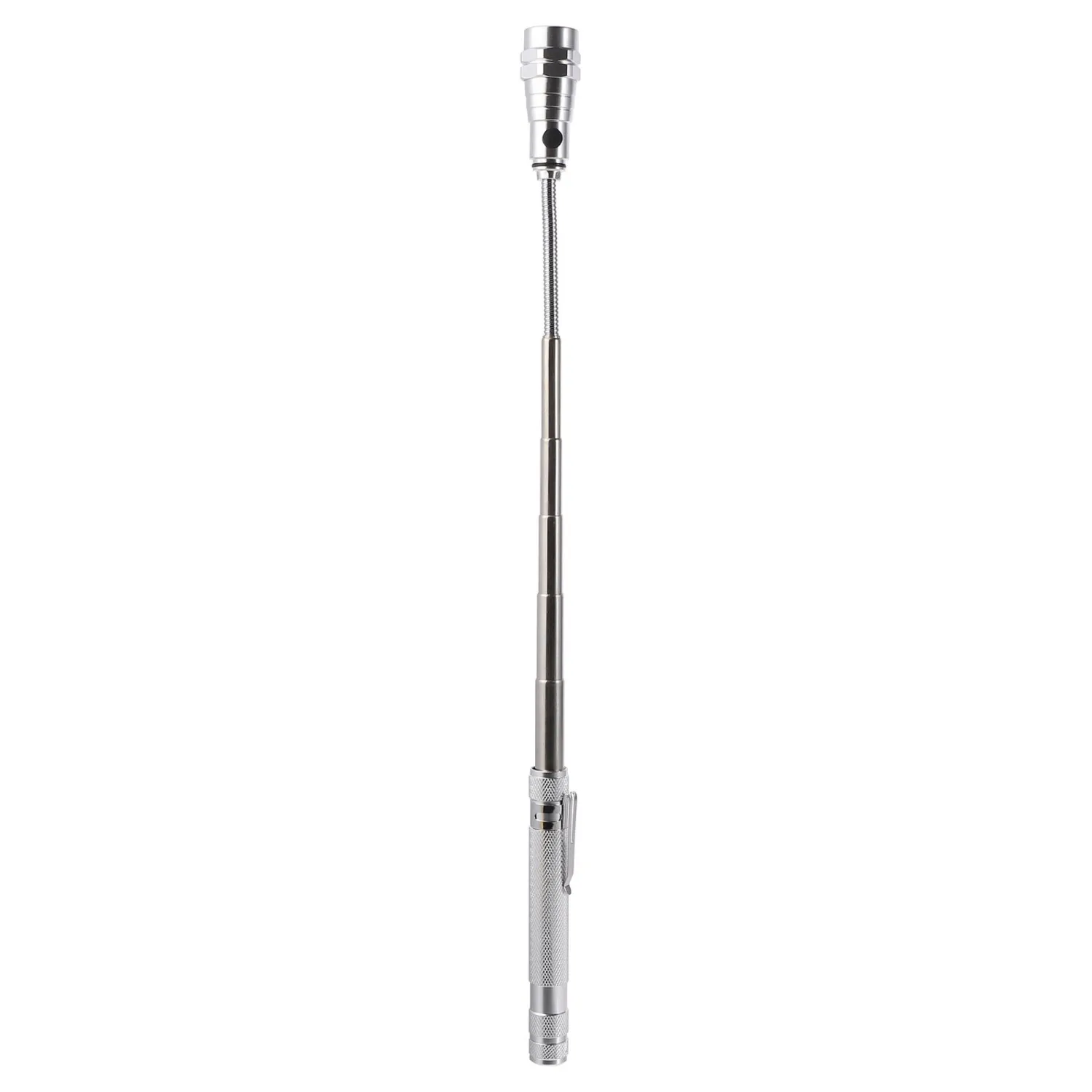 Magnetic Pickup Tool with LED Light Telescopic Magnet Flashlight Unique Gadget