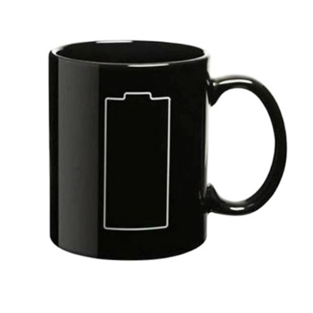 Mug Coffee Tea Milk Hot Cold Heat Sensitive Color-changing Mug Cup (Battery)