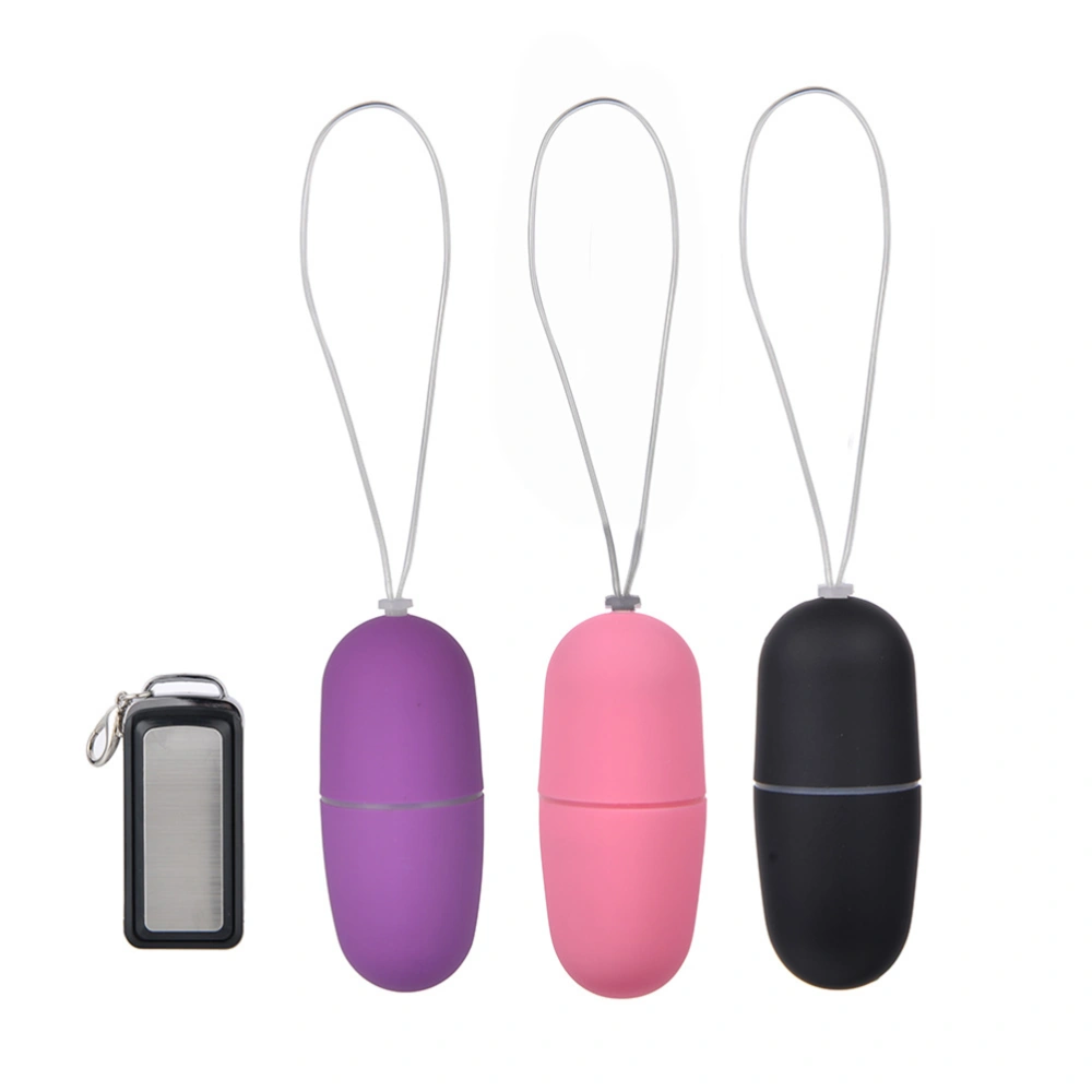 Mini Vibrator Silent Vibrating Egg Clitoris Stimulate Sex Toy for Women with (Purple)