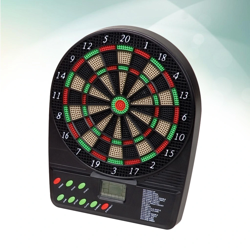 Batteries Powered LCD Display Screen Electronic Dartboard Target Tested Tough Segments Cricket Scoreboard(Random Color)