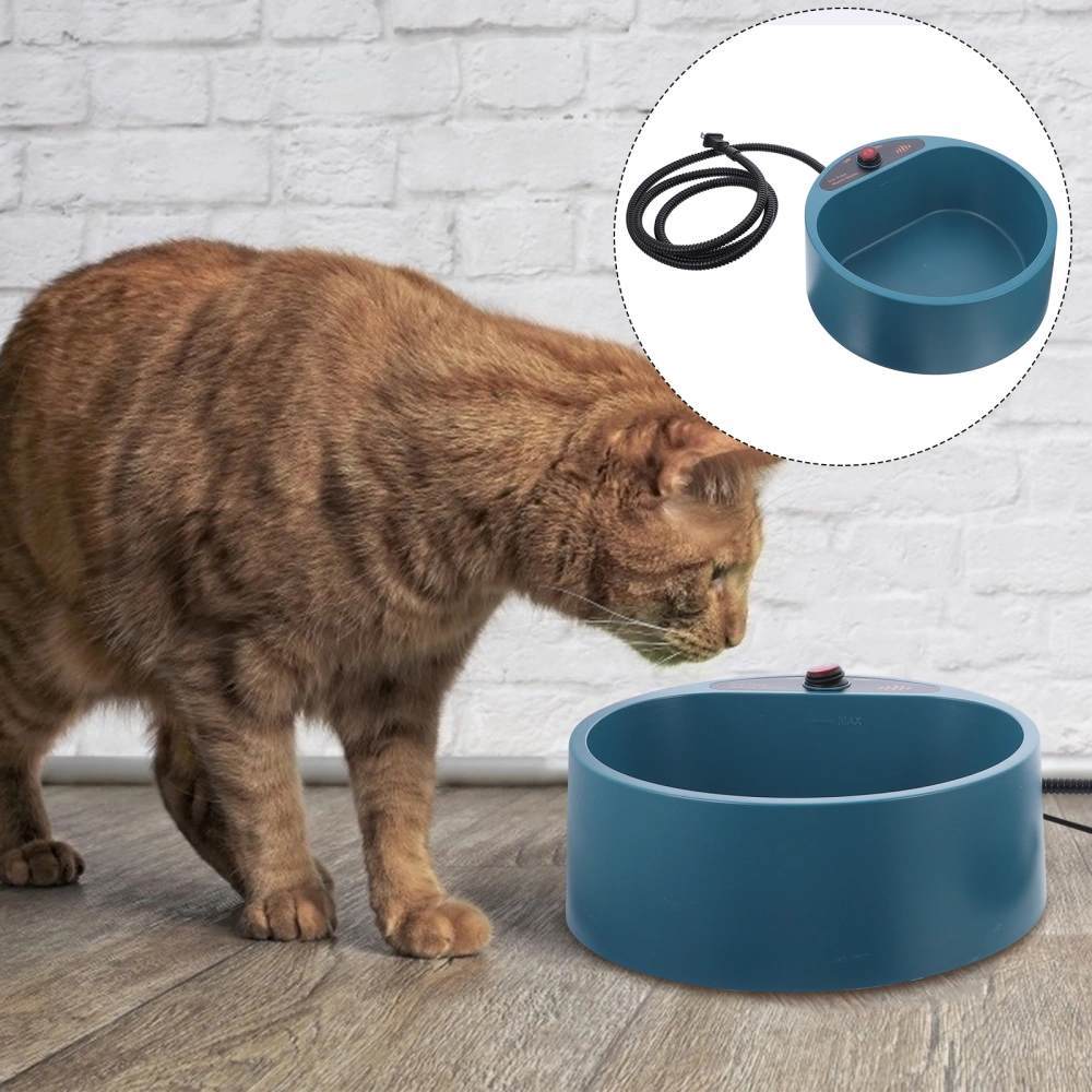 Pet Heating Bowl Automatic Heat-preservation Feeding Bowl Heated Pet Bowl (US Plug)