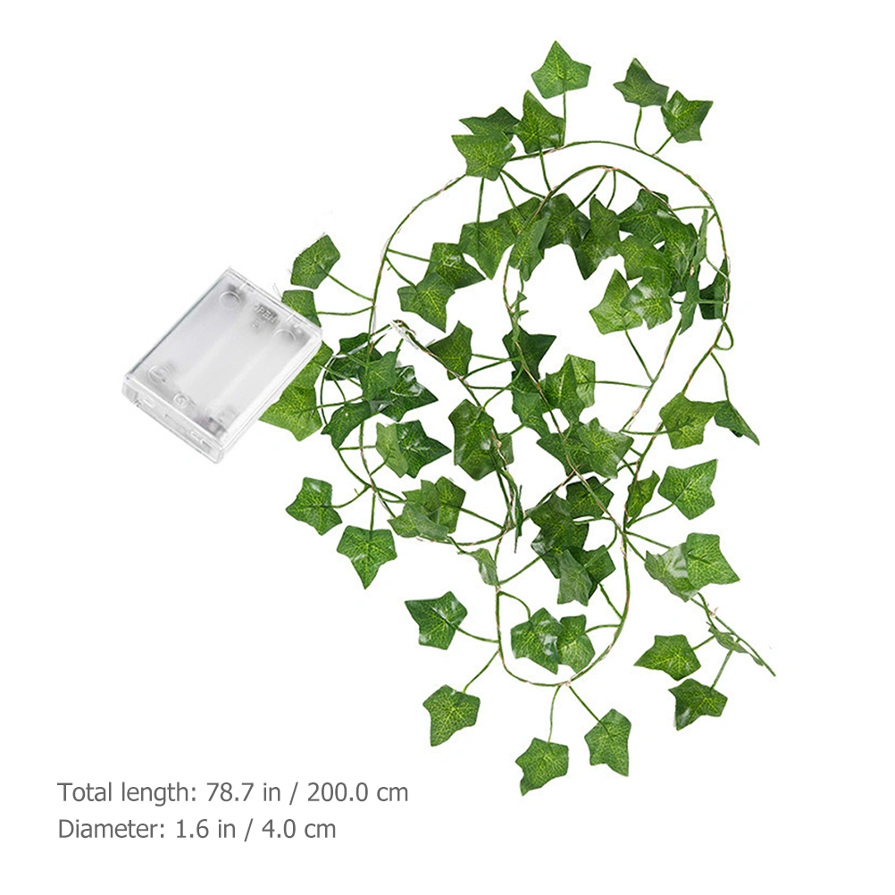 4pcs Ivy Leaves String Lights LED Lights String Party Lamp String(20 LED Beads)
