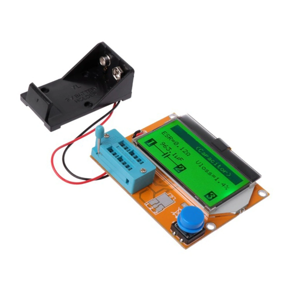 LCR-T4 Digital Transistor Tester Resistance Capacitance Inductance Meter Gauge without Battery