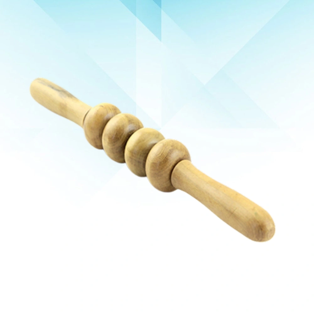 1 PC Wooden Full Body Muscle Massager Roller Stick Deep Relaxing Massage Stick