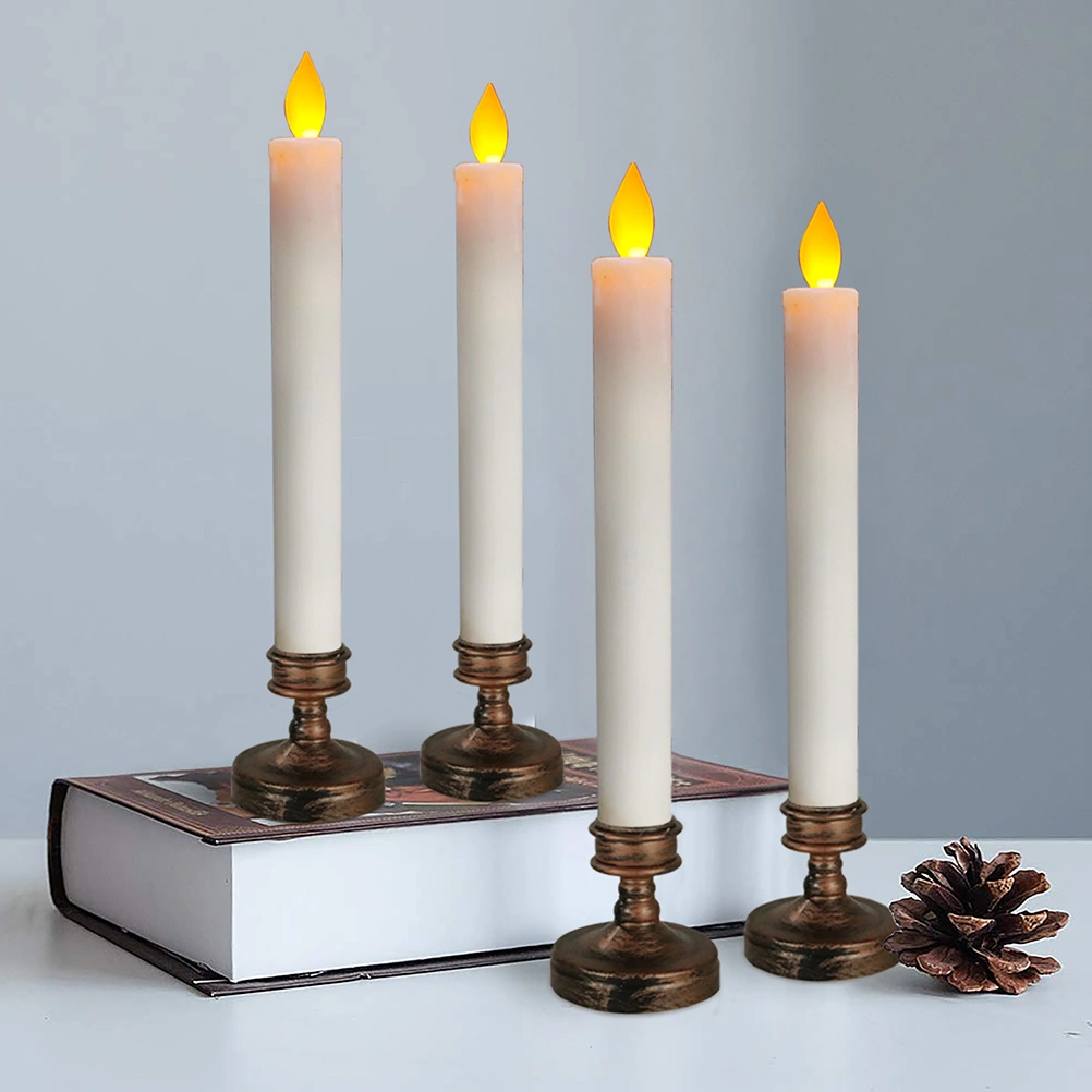 2pcs Romantic Candlelight Dinner Candle Adornment Taper Candle Decoration