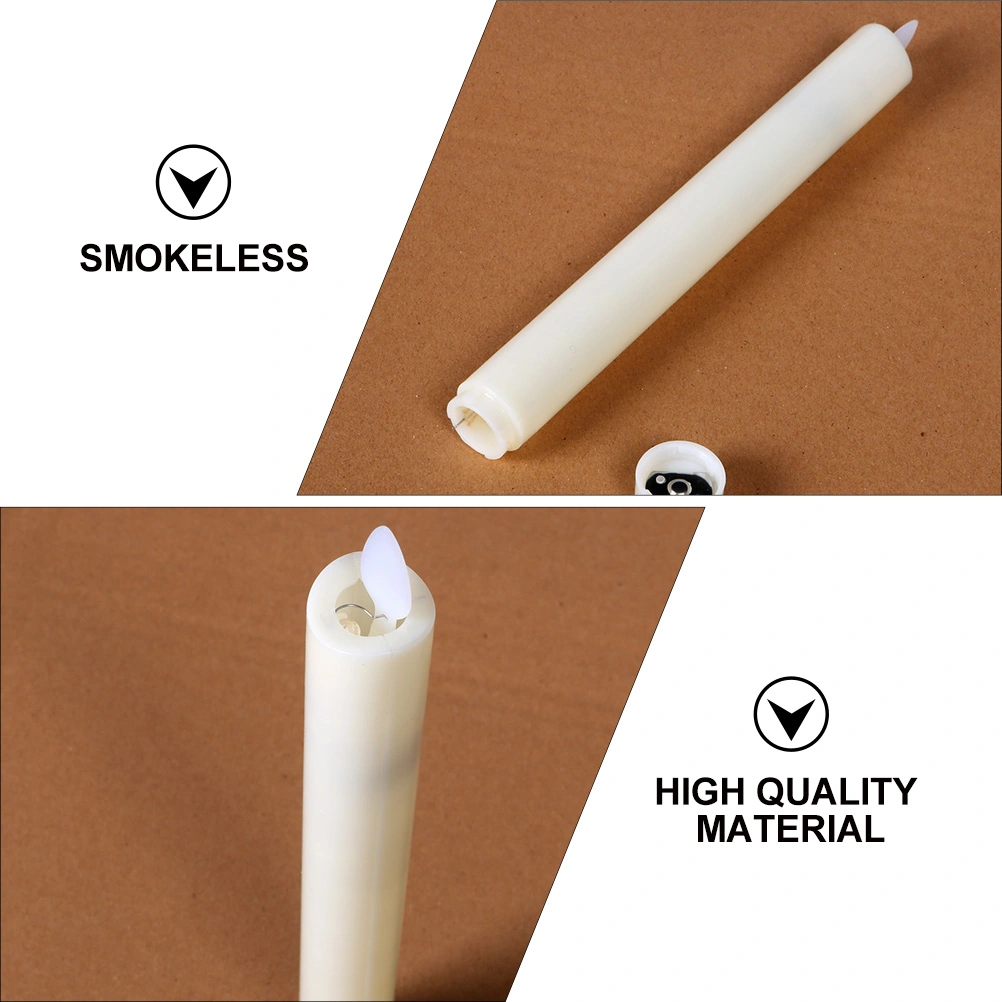 2pcs Romantic Candlelight Dinner Candle Adornment Taper Candle Decoration