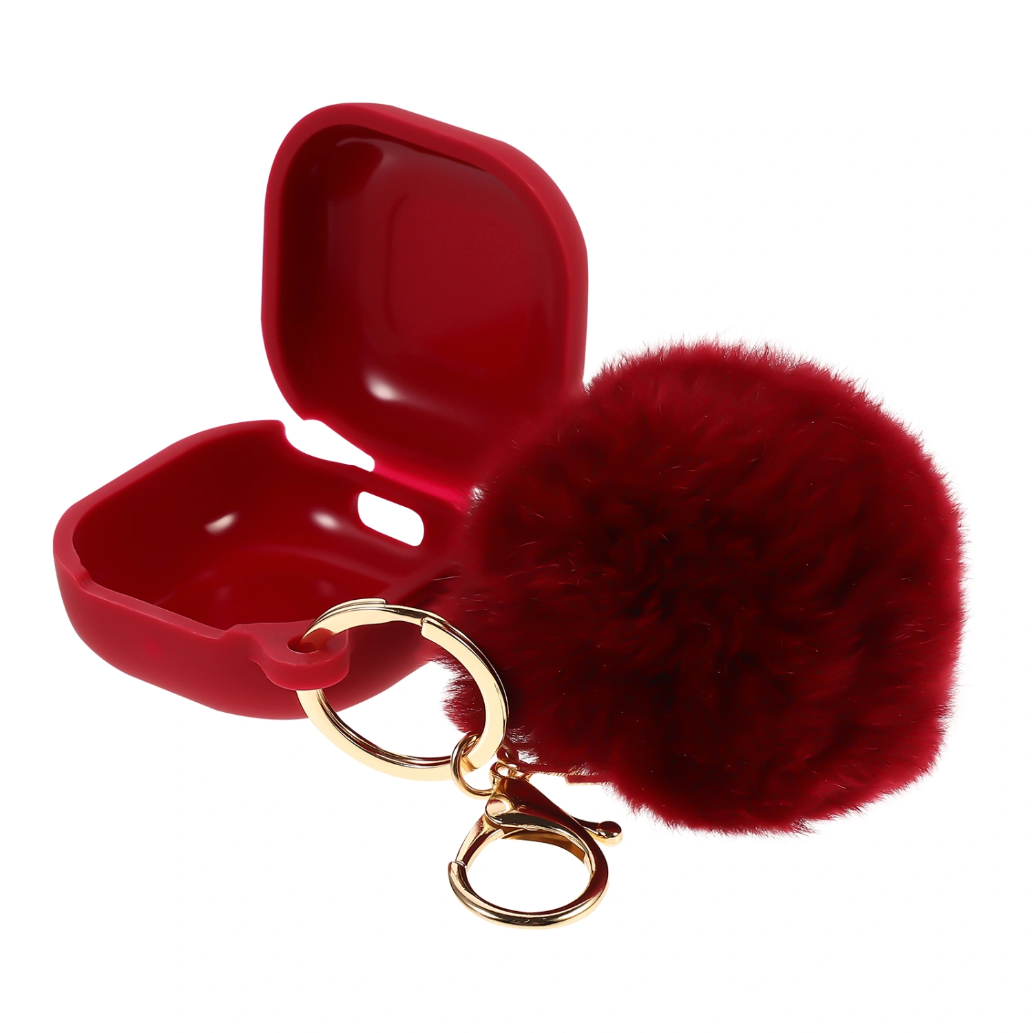 Lovely Wireless Earphone Cover with Key Chain Compatible for Galaxy Buds Live