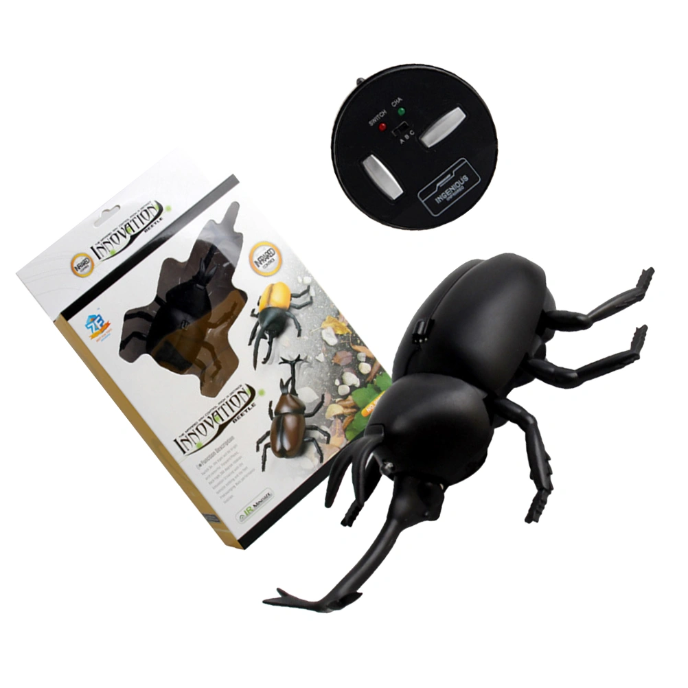 1 Set Electric RC Beetle Toy Simulation Walking Swerve Beetle Insect Toy