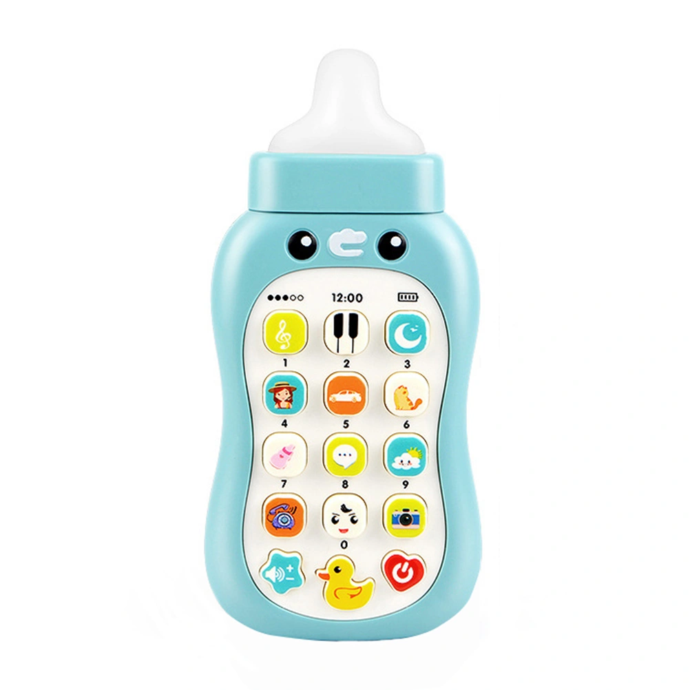 Baby Phone Toy Feeding Bottle Phone Toy Kid Bilingual Phone Toy for Home