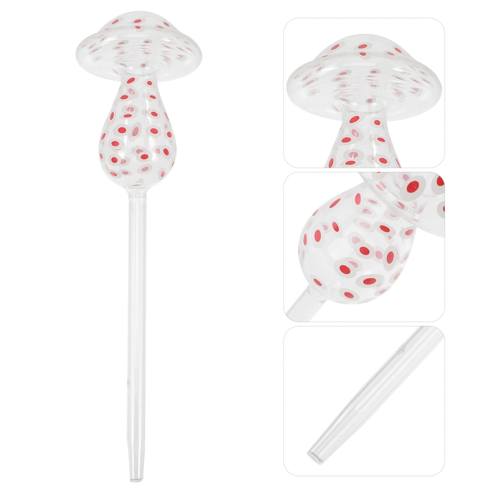  Mushroom Plant Watering Globe Gardening Glass Self Watering Bulb Stake