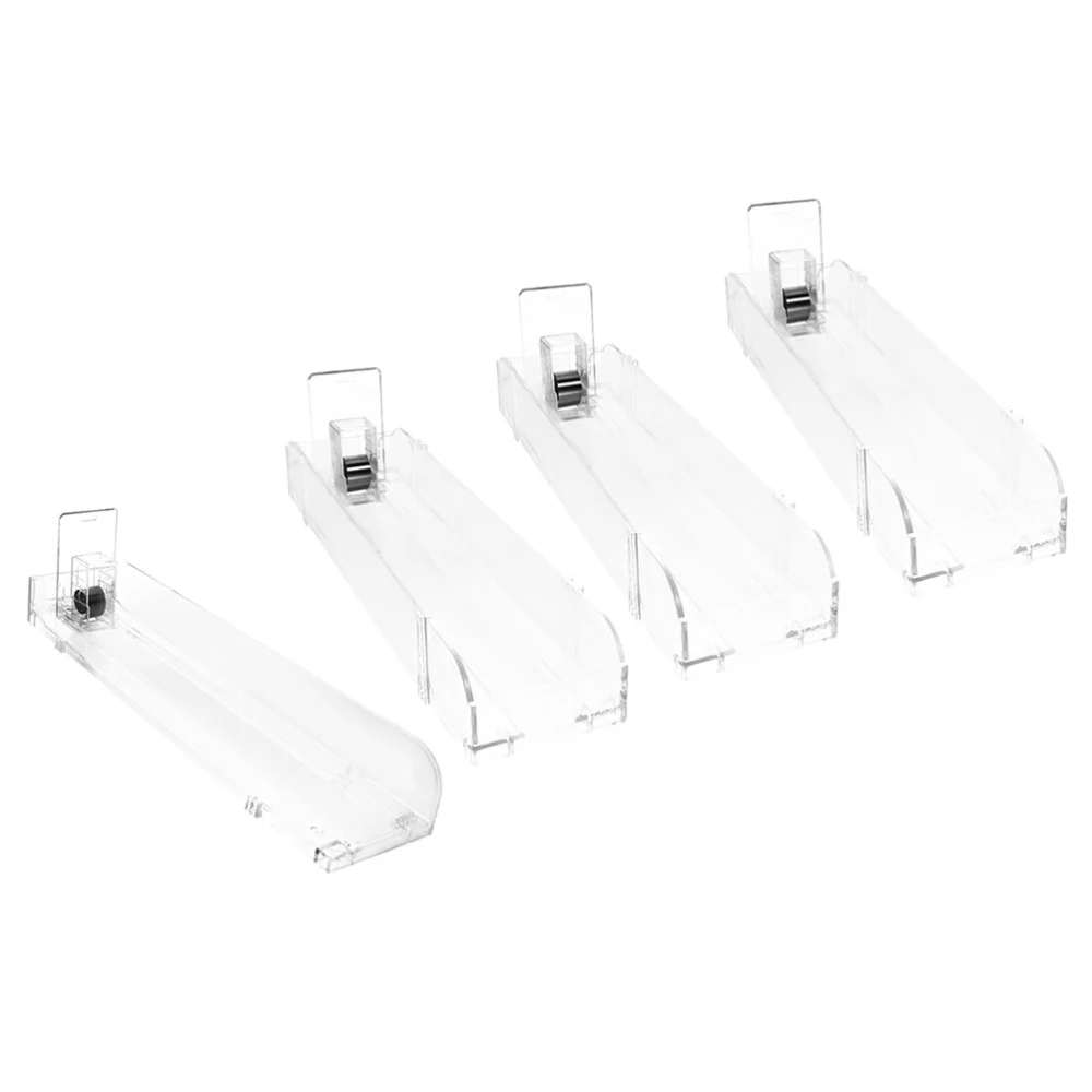 4Pcs Cigarette Dispensers Automatic Cigarette Push Tray Showcase Display Cigarette Rack