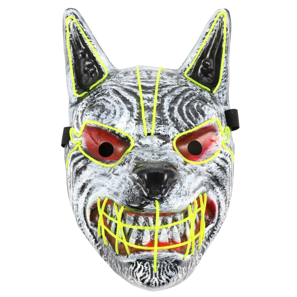 Halloween LED Mask Luminous Mask Scary Halloween Party Mask Horror Mask