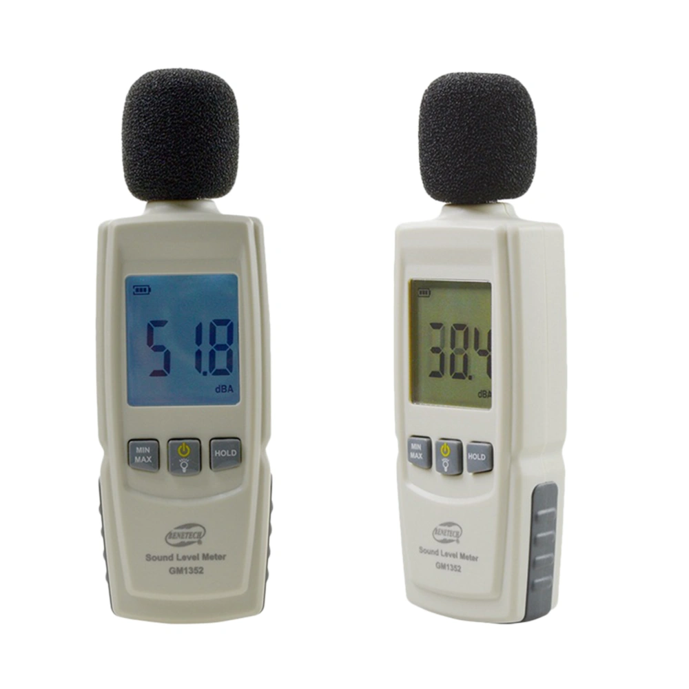 Mini Sound Level Meter LCD Digital Display Decibel Level Meter Noise Tester without Battery