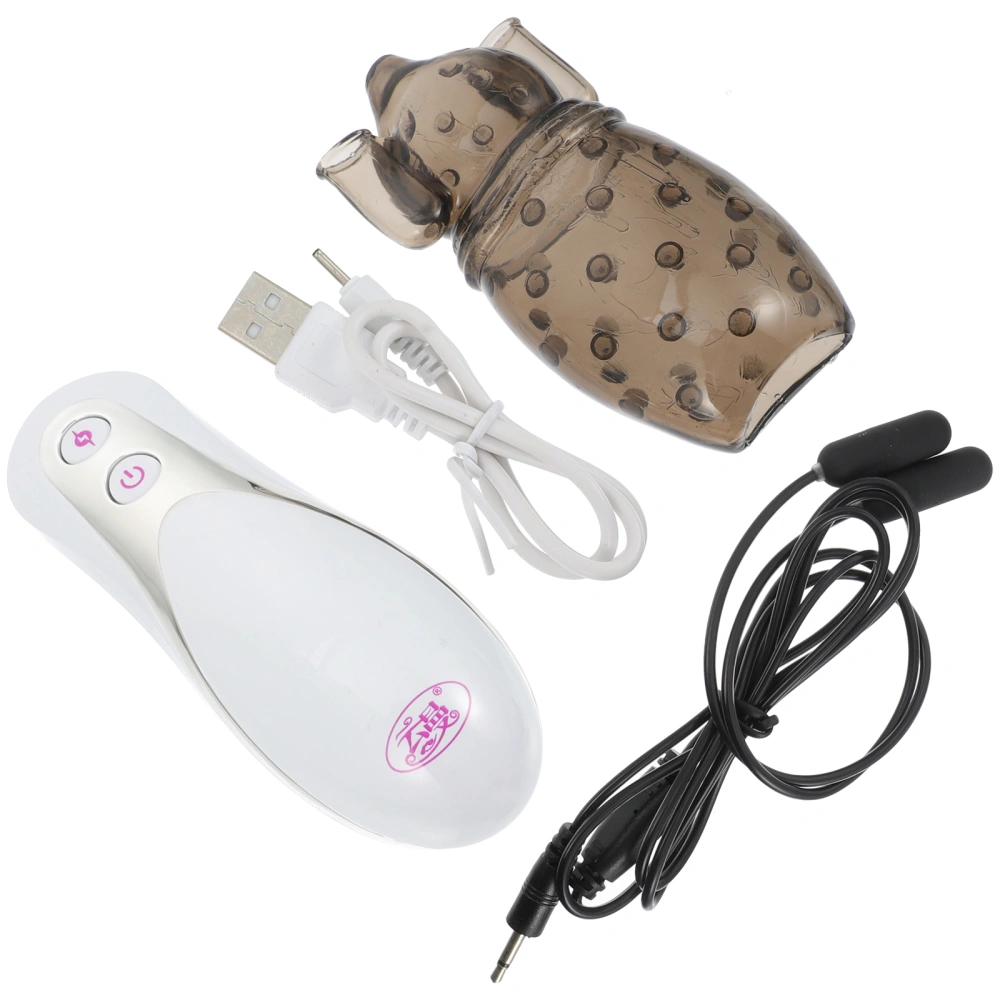 Vibrating Glans Penis Training Stimulator Powerful Glans Penis Sleeve Penis Vibrators(Battery Operated)