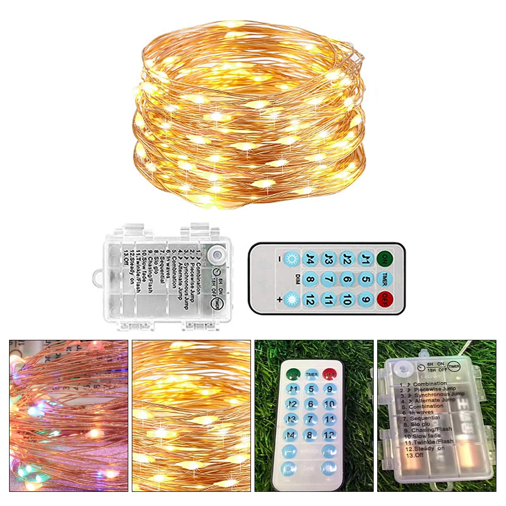 1 Set Music Copper Wire Light Waterproof Lamp String LED String Lights