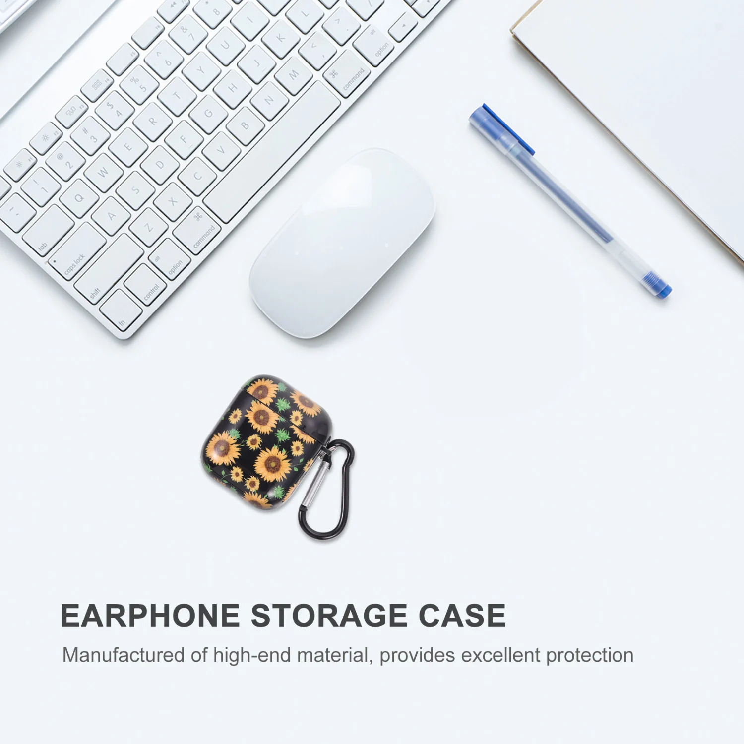 1PC Delicate Wireless Earphone Cover Protection Compatible for AirPods 1/2