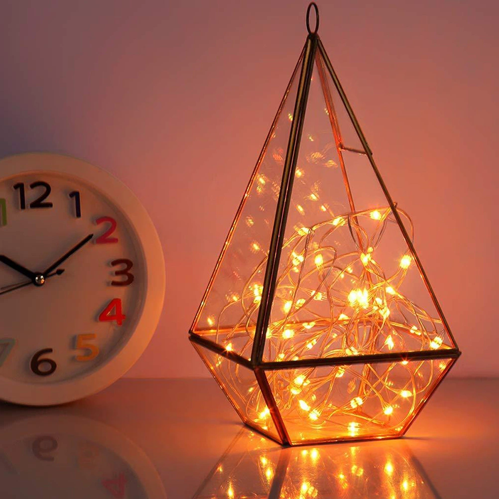 10m 16 Colors RGB LED Light String Lights for Home Wedding Party Christmas (Without Battery)