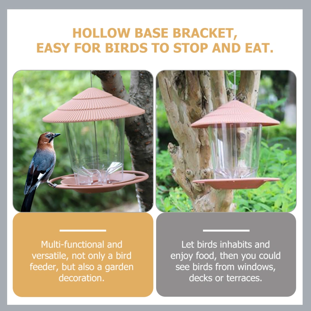 Waterproof Hanging Wild Bird Feeder Humming Bird Feeder Outdoor Container