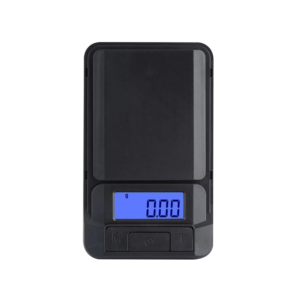 1PC Mini Portable Electronic Scale Tea Powder Jewelry Scale Small Table Scale for Home Store Use 500g/0.1g Black