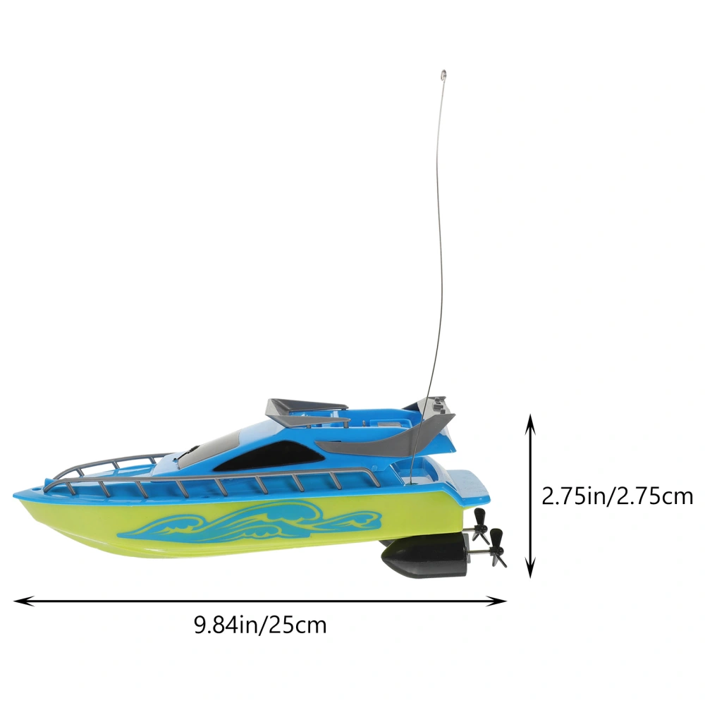 1 Set Children Speedboat Toy Distance Control Speedboat Toy Funny Water Boat Toy Kids Toy