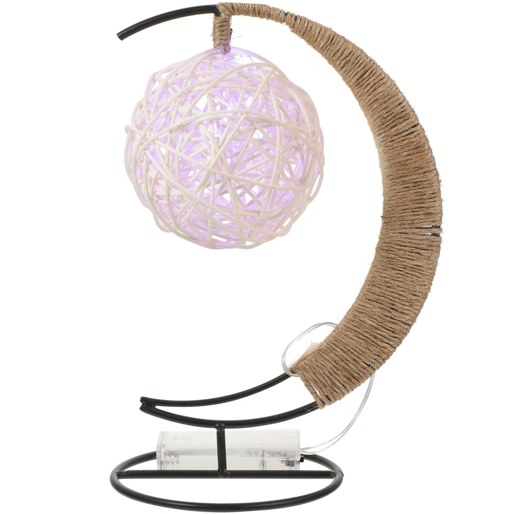 Decorative Lamp Rattan Ball Table Lamp Bedroom Night Light Atmosphere Lamp Decor