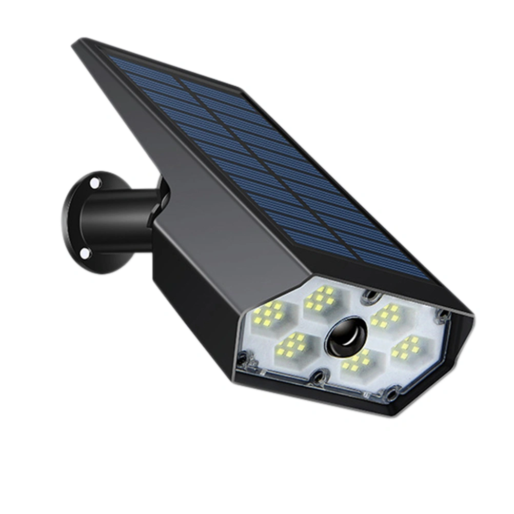 1Pc Solar Wall Lamp Human Body Induction Simulation Monitoring Lamp for Outdoor
