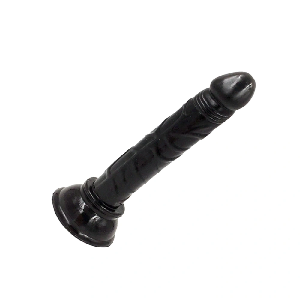 Simulation Penis Mini Penis Anal Plug Masturbation Female Adult Toy Sex Toy for Adult Male Female Gay Lesbians (Black)