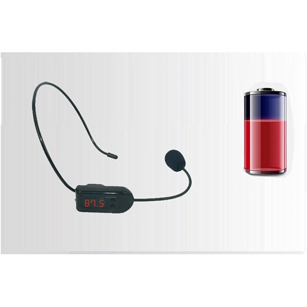 FM Wireless Microphone Headset Megaphone Radio Mic for Loudspeaker Teaching Meeting Tour Guide Microphone