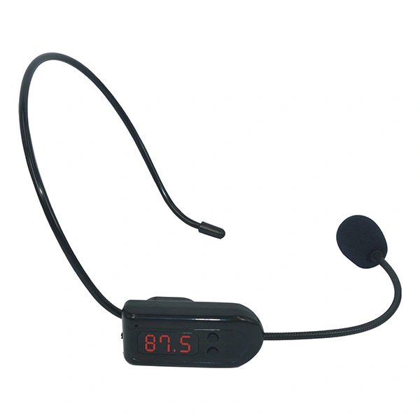 FM Wireless Microphone Headset Megaphone Radio Mic for Loudspeaker Teaching Meeting Tour Guide Microphone