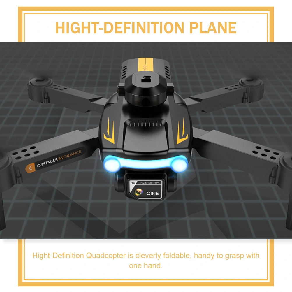 1 Set of Camera Quadcopter Rechargeable Drone Foldable Aircraft Adults Quadcopter Aircraft for 4k Photography