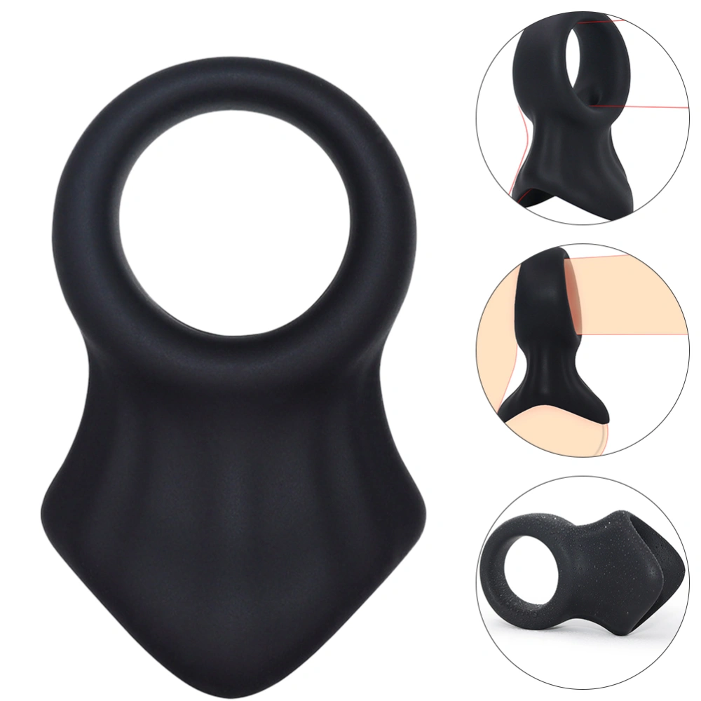 Silicone Penis Ring Scrotum Grip Exerciser Erection Training Sex Toy SM Prop