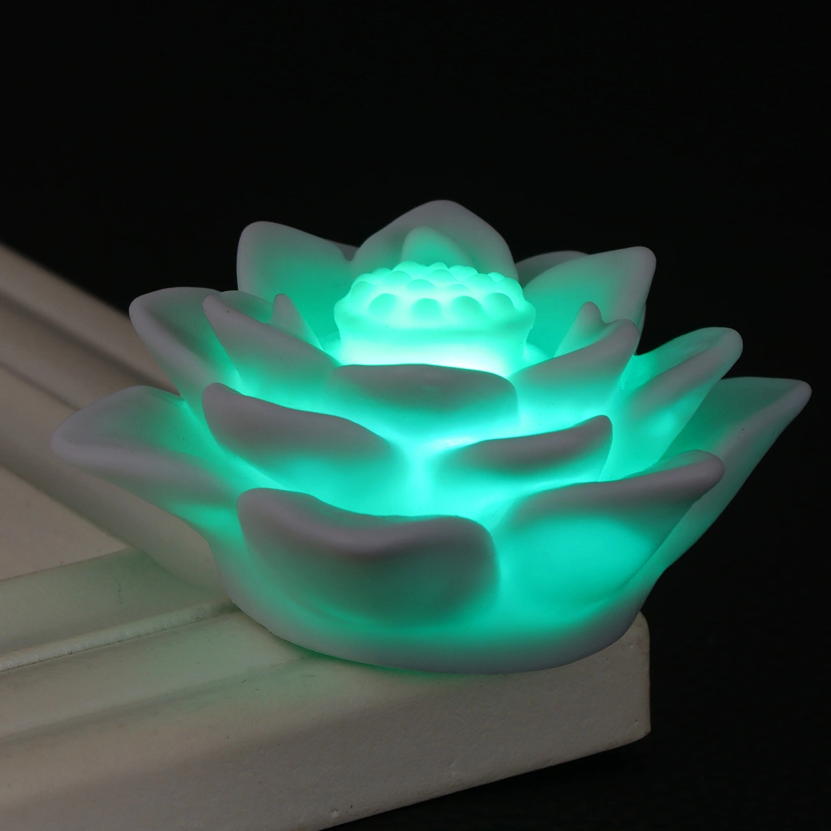 3pcs Lotus Night Light Colorful Lights Table Lamp Wishing Luminescent LED Lamps for Bedroom Gift Party Home Decorations