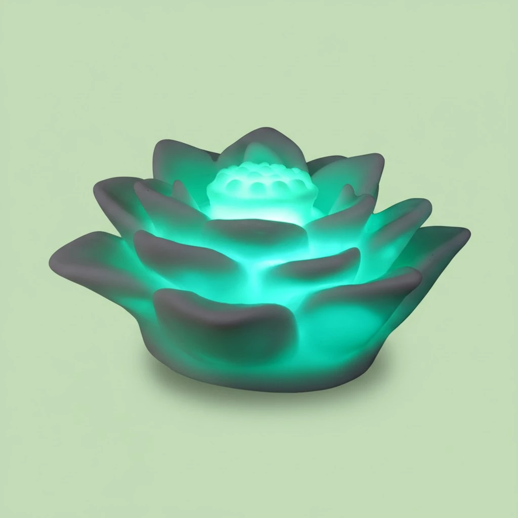 3pcs Lotus Night Light Colorful Lights Table Lamp Wishing Luminescent LED Lamps for Bedroom Gift Party Home Decorations