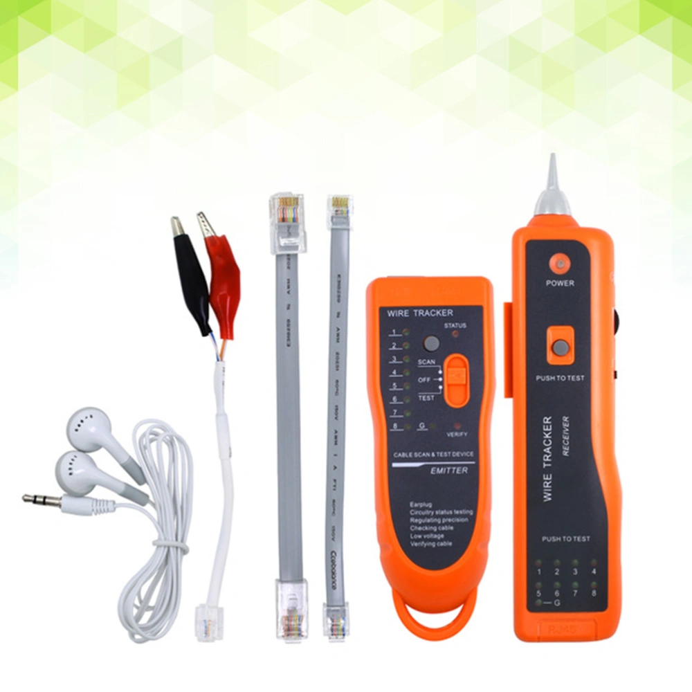 Multifunctional Wire Tester Network Tester Telephone Phone Wire Finder Toolkit without Batteries