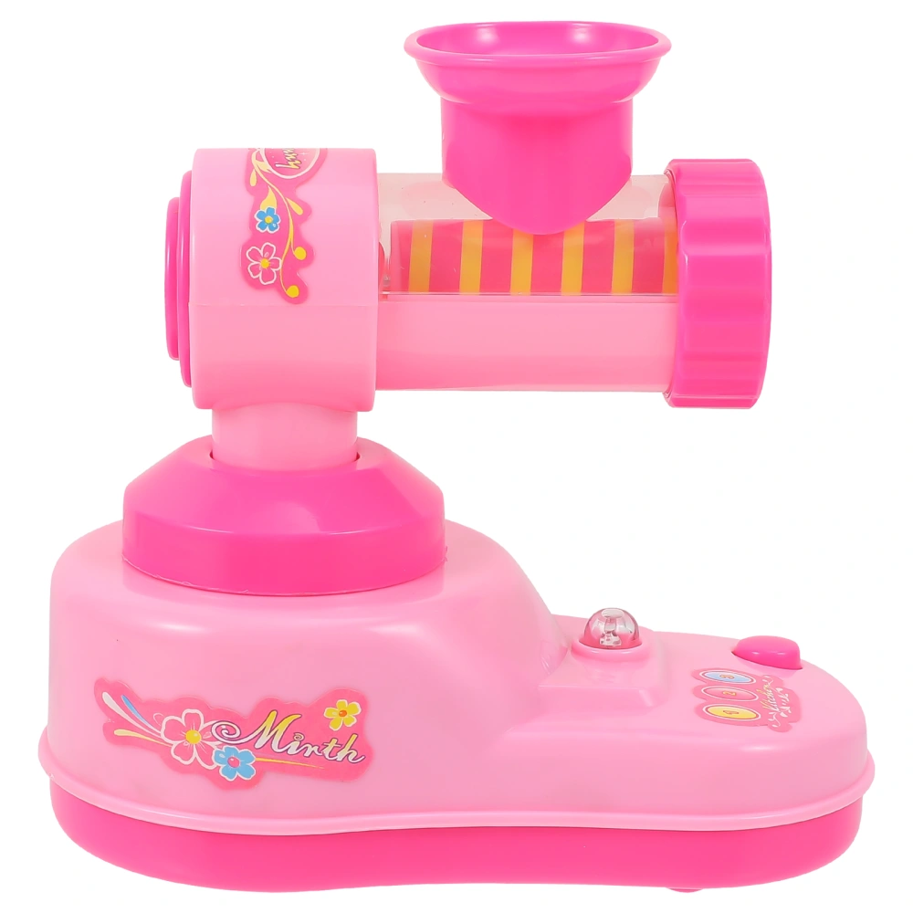 1Pc Simulated Meat Grinder Toy Kitchen Cooking Toy Kids Playfully Toy Pink