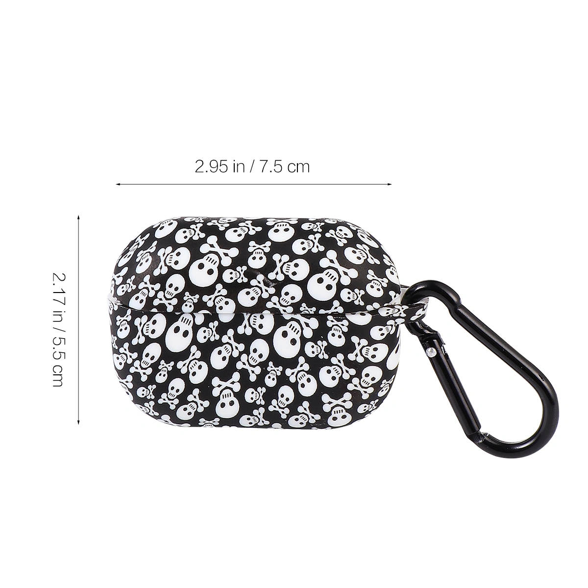 Wireless Earphone Box Compatible with Airpods Pro Skull Headphone Shell