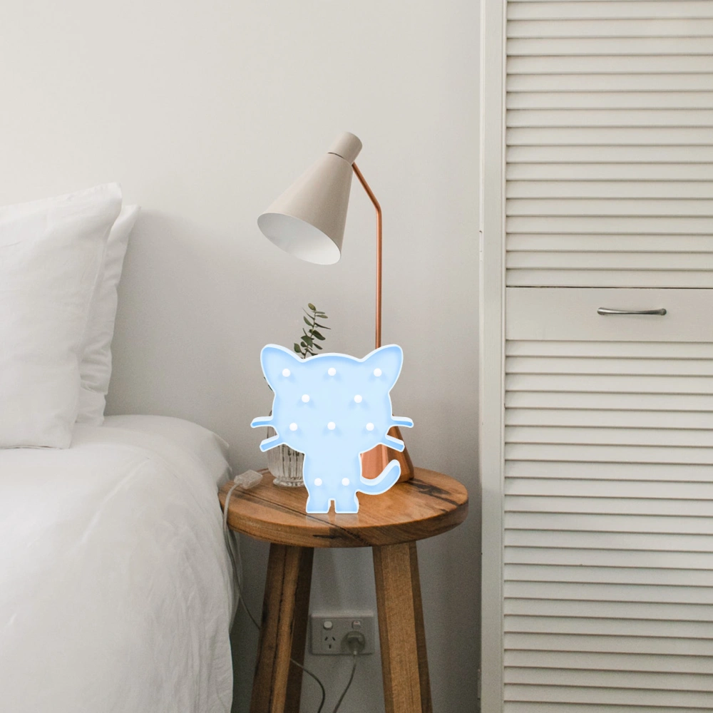 Lovely Cat Shaped Night Lamp LED Night Light Home Use Night Lamp Adornment