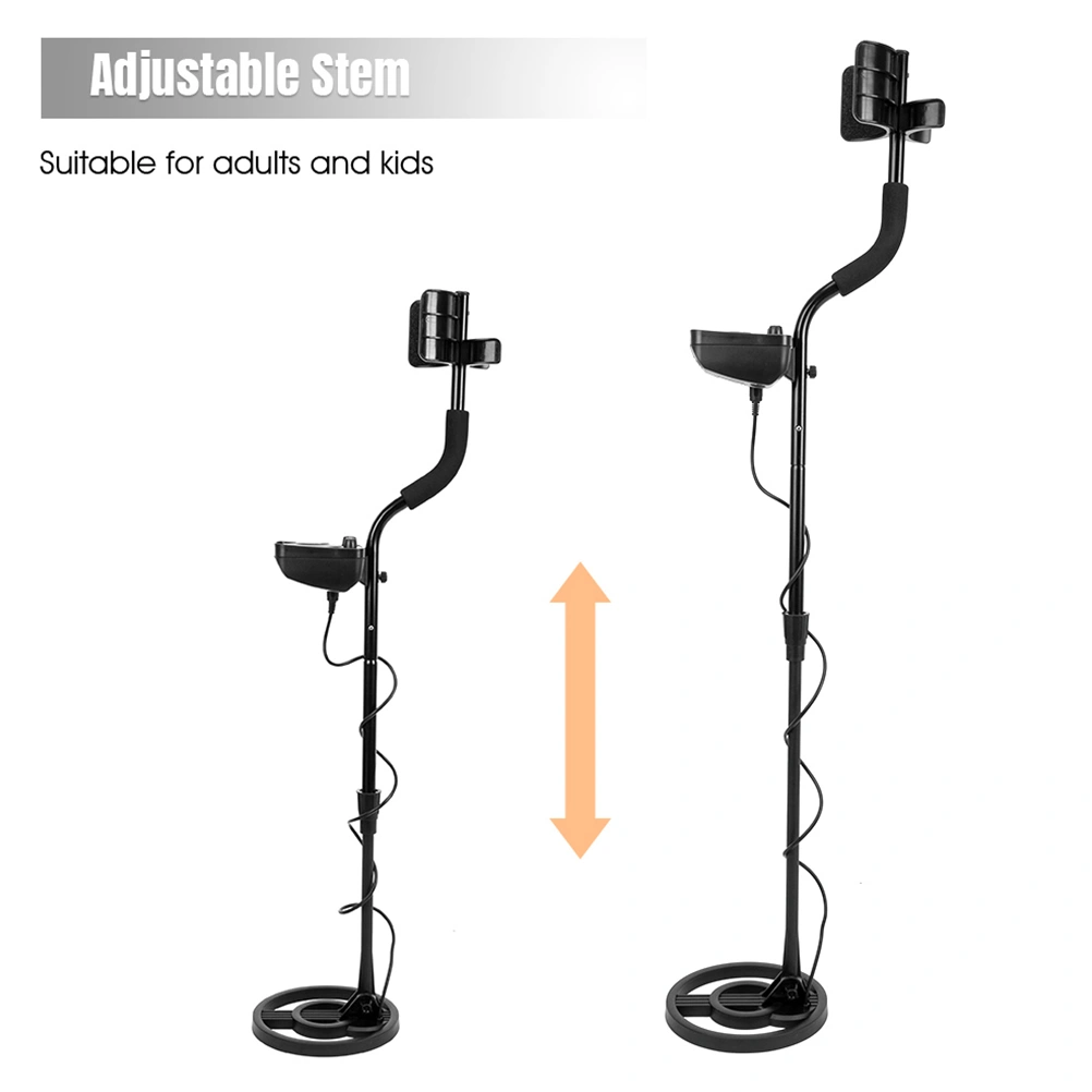 MD-5030 Metal Detector Underground Gold Detector Metal High Sensitivity Treasure Hunter Pinpointing Gold Hunter Detector Finder Without Battery(Black)