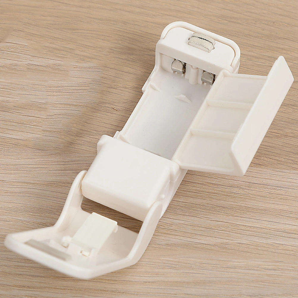 1 Pc Portable Sealing Machine Household Snack Bag Sealer Mini Hot Sealing Machine Snack Plastic Bag Sealer No Battery (White)