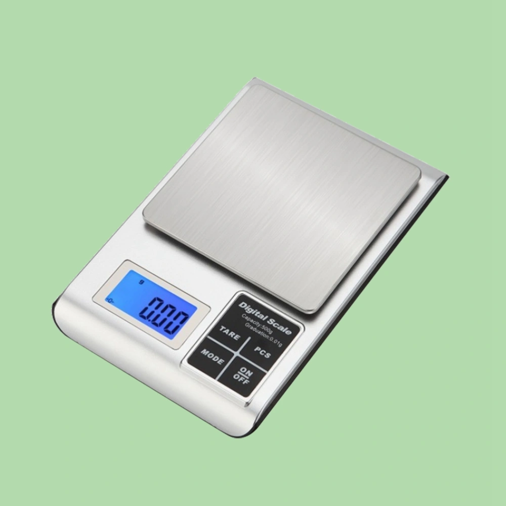 500/0.01 Gram Household Baking Mini Jewelry Scale Electronic Scale Vegetable And Fruit Food Kitchen Scale No Battery Included