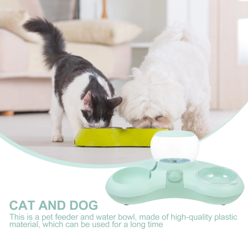 1pc Cat Food Bowl Cat Food Water Bowl Automatic Cat Drinking Bowl Pet Supply