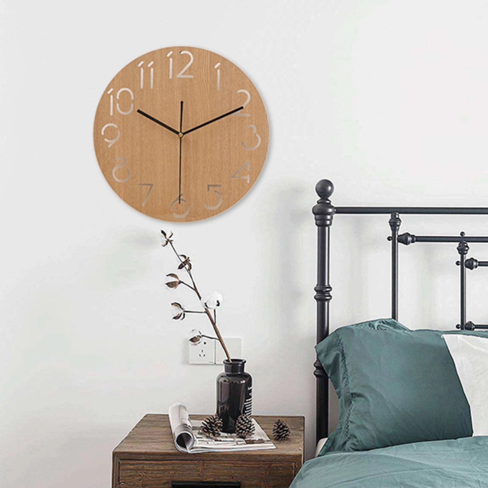 12 Time Scale Hanging Clock Large size Number Wall Clock Silent Modern Shape Design Clock No Battery Included