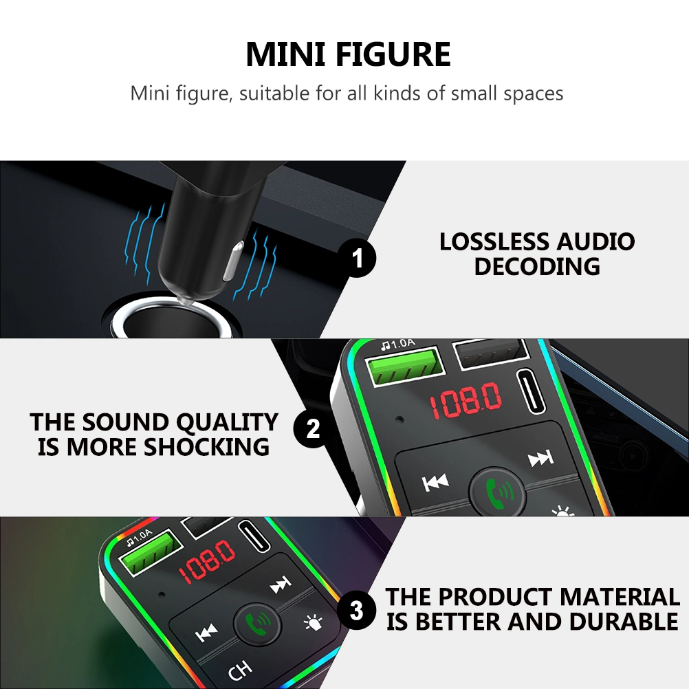 1pc Wireless Car Music Player Car Charger Dual USB MP3 Music Player FM Transmitter