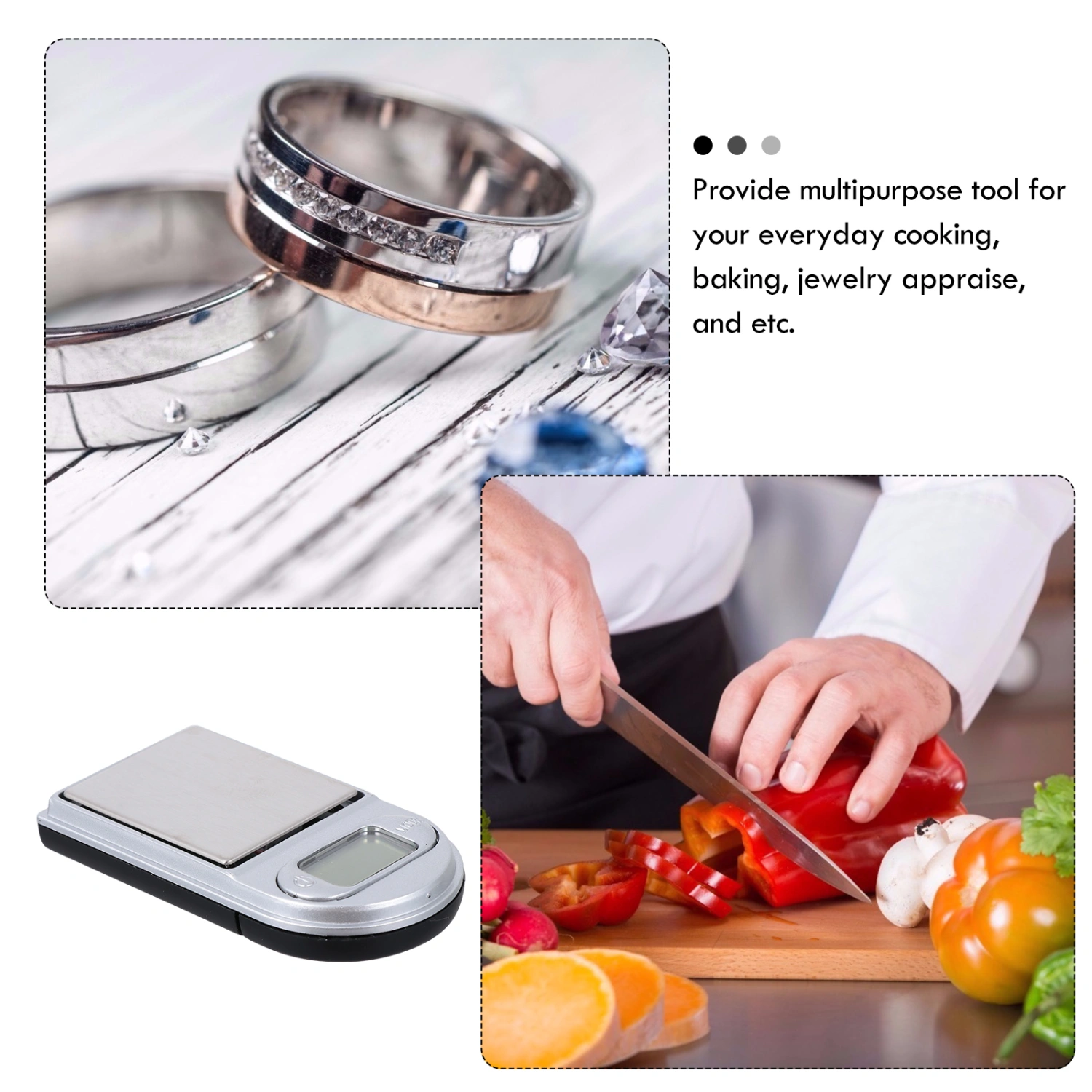 200g/0.01g Digital Electronic Scale Backlit High Precision Measuring Scale