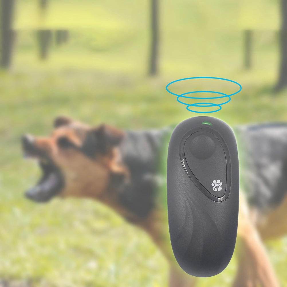 Anti Barking Stop Bark Ultrasonic Pet Dog Repeller Outdoor Dog Stop No Bark Control Training Device Pets Dogs Supplies (Grey)