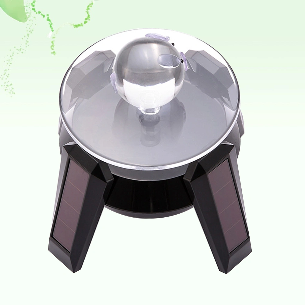 Solar Powered Display Stand Turntable Display Stand Rotating Table Jewelry Stand No Battery Included(Random Color)