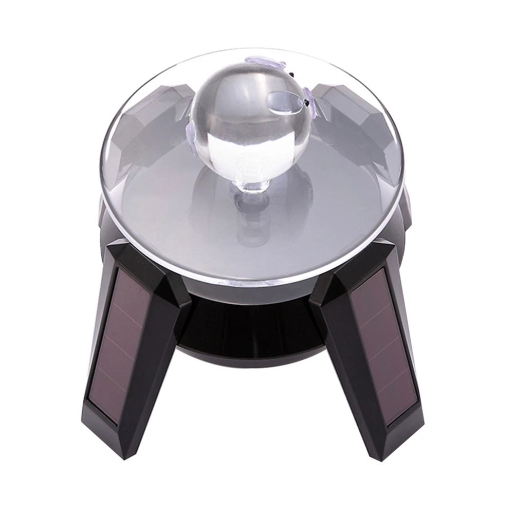 Solar Powered Display Stand Turntable Display Stand Rotating Table Jewelry Stand No Battery Included(Random Color)