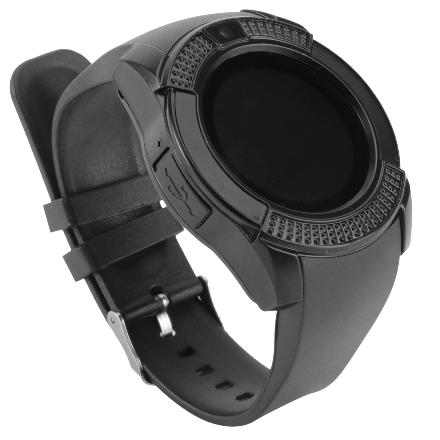 1pc Smartphone Waterproof Watch Camera Function Smart Watch Rechargeable Watch