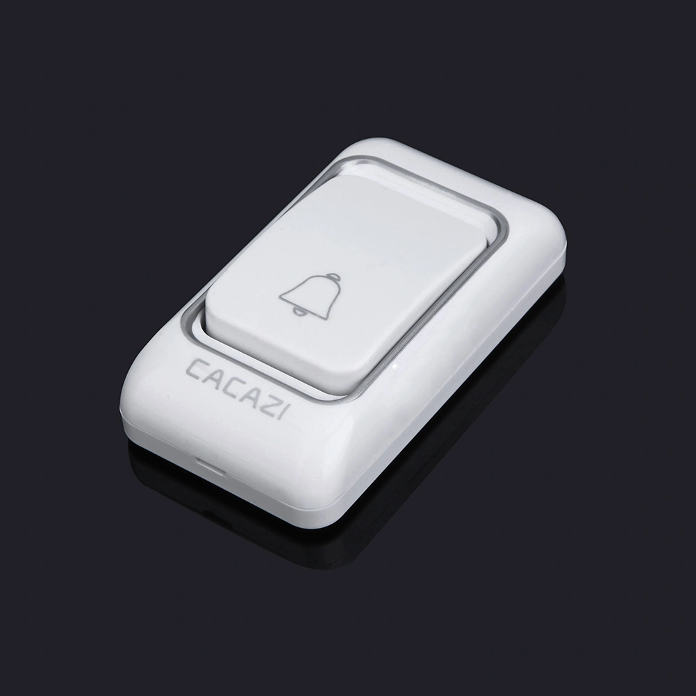 K01-AC Intelligent Domestic Doorbell Wireless Calling Device 200 Meters Wireless Doorbell without Battery (EU Plug Silver)